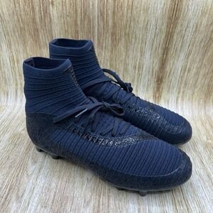 Under Armour Highlight 2 MC Knit Mens Size 8.5 Football Cleats Black 3027304-003